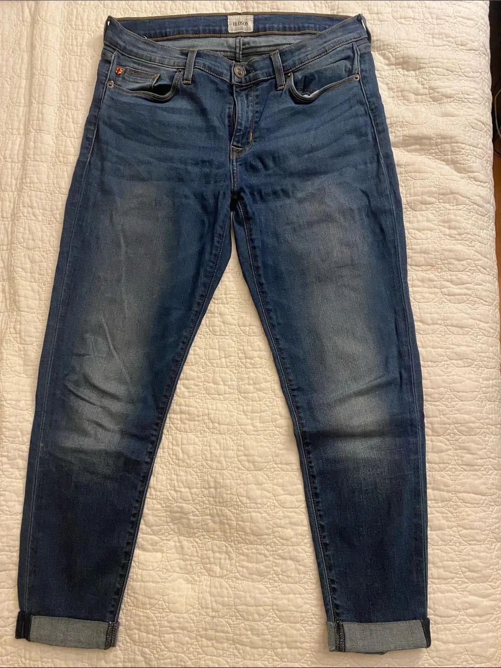 Hudson Jeans Women's Dark Wash Boyfriend Jeans